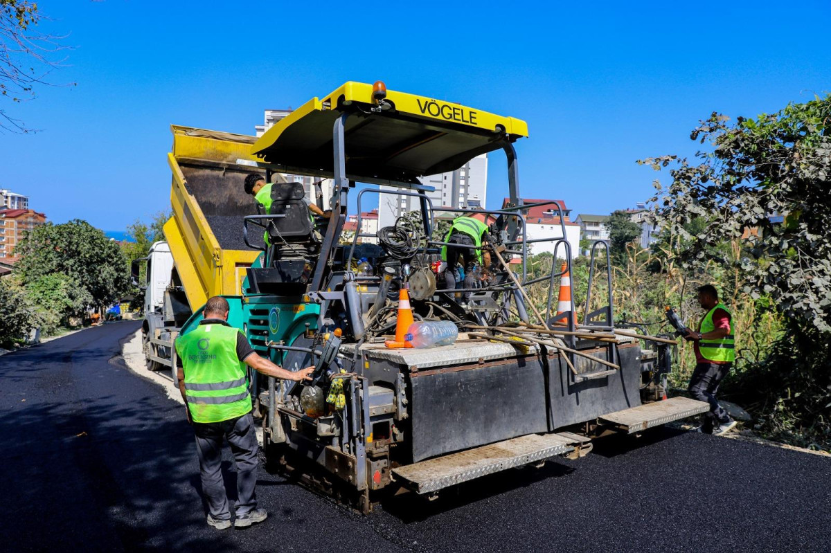 FATSA KURTULUŞ MAHALLESİNDE ASFALT MUTLULUĞU