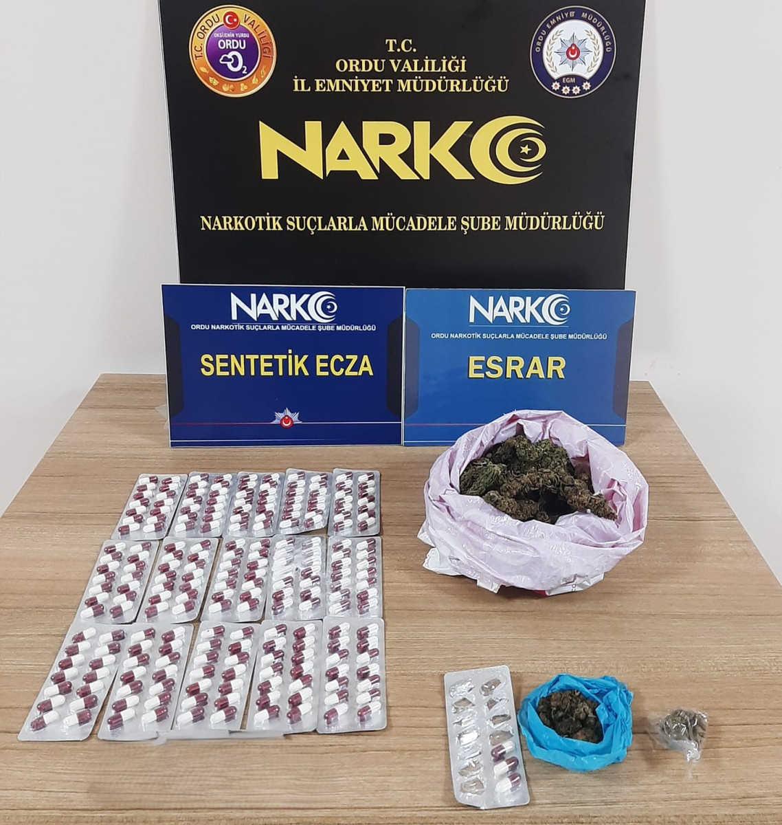 ORDU'DA NARKOTİK OPERASYONU