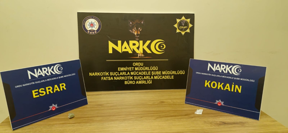 ORDU'DA NARKOTİK OPERASYONU