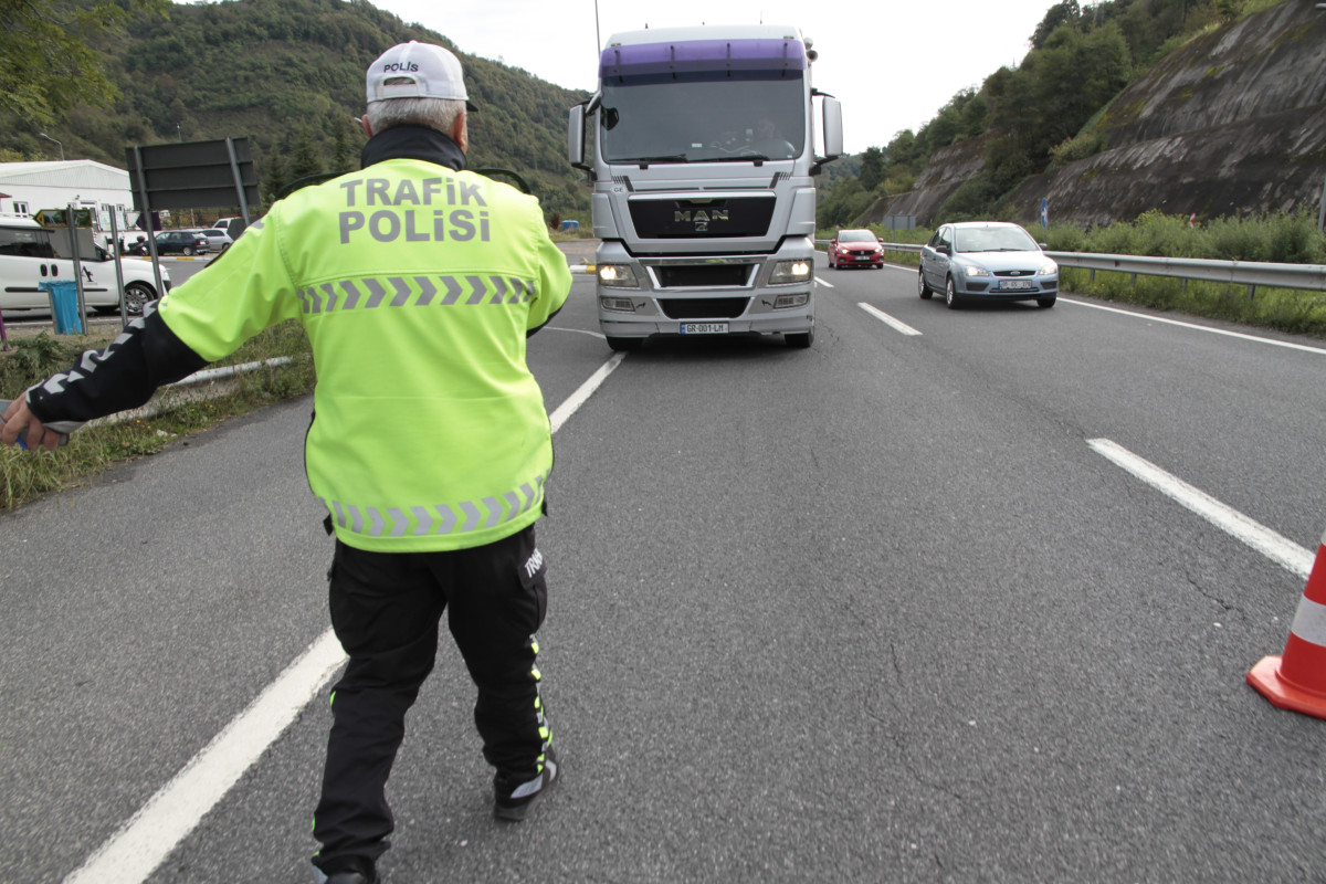 ORDU'DA TRAFİK DENETİMİ YAPILDI